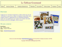 Tablet Screenshot of letableaugourmand.be